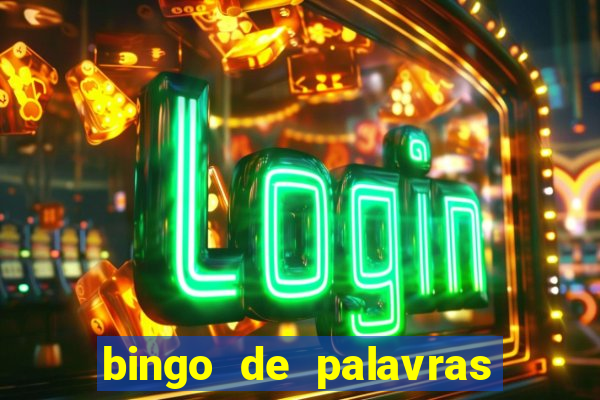 bingo de palavras de natal